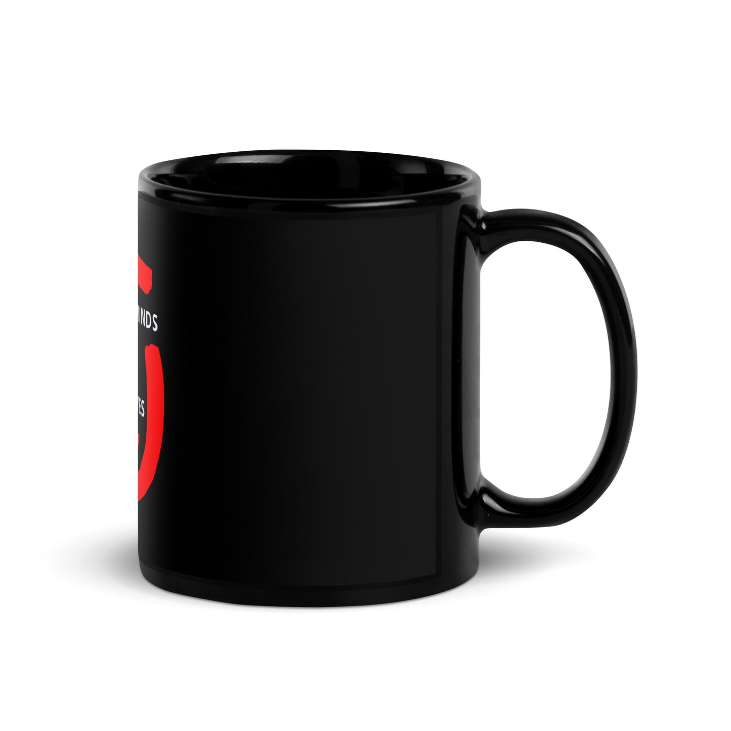 Black Glossy Mug (Reflections / Questions collection)