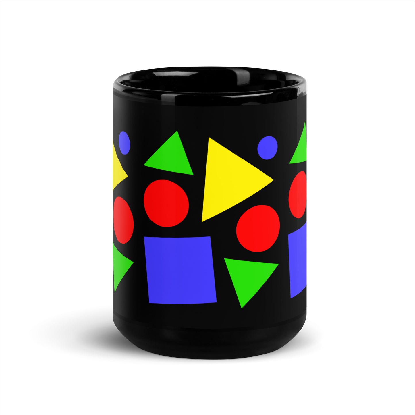 Black Glossy Mug (Abstract Chic collection)