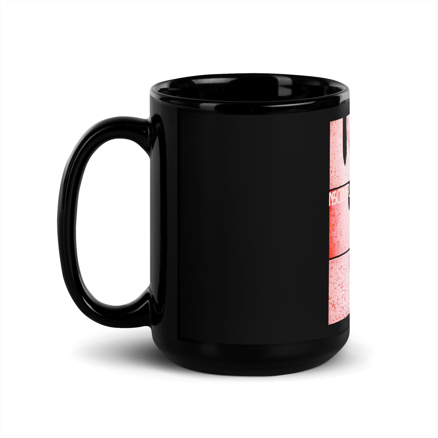 Black Glossy Mug (Abstract Chic collection)