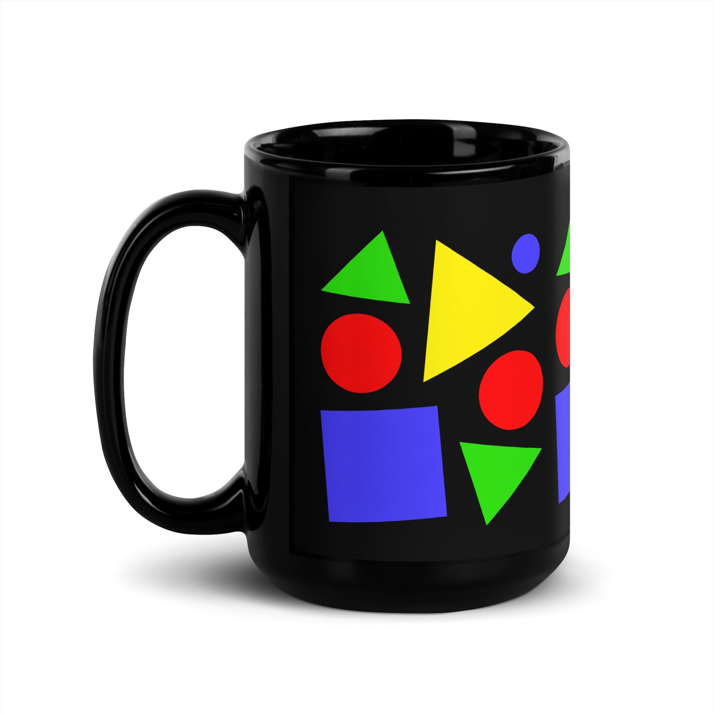 Black Glossy Mug (Abstract Chic collection)