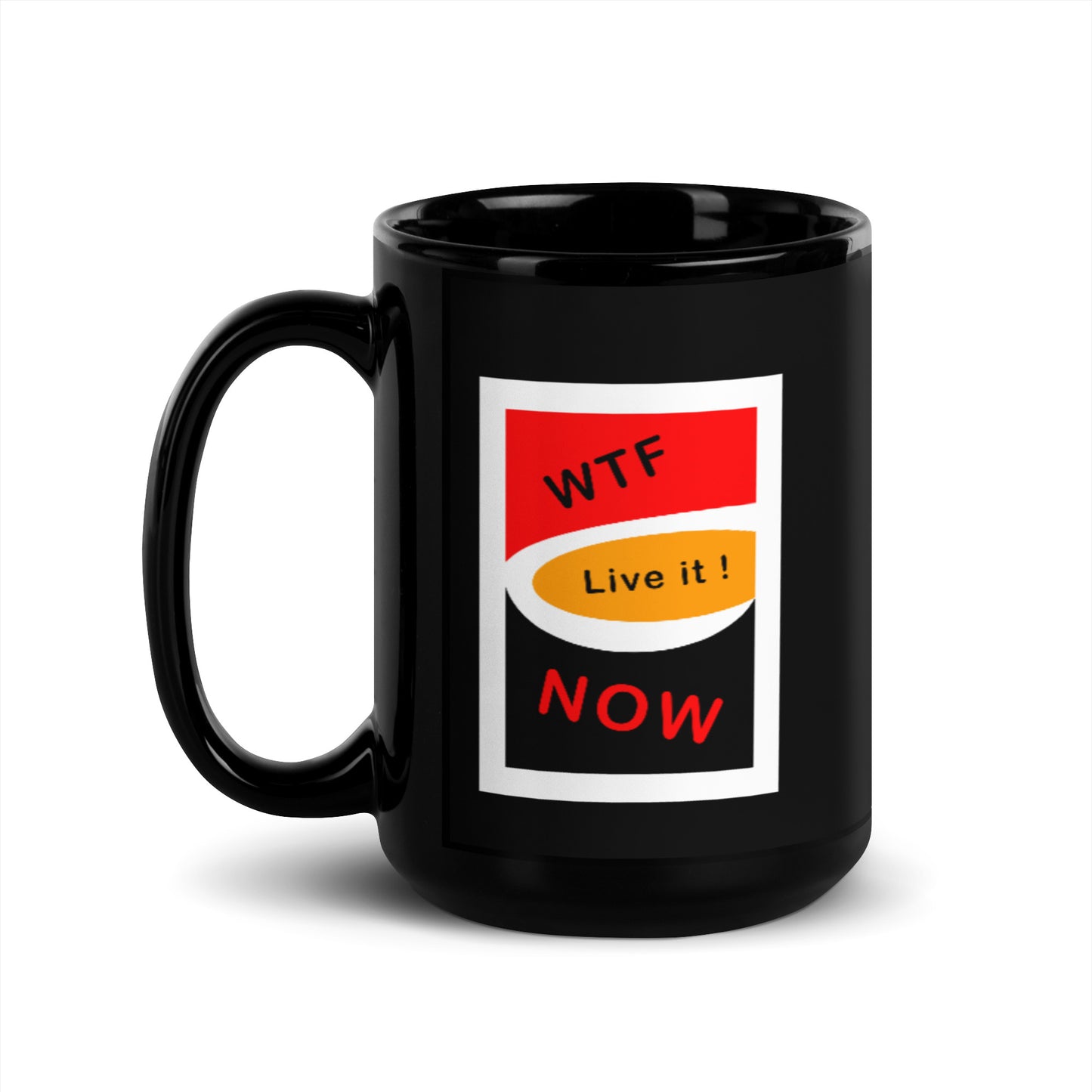 Black Glossy Mug (Just For Fun collection)