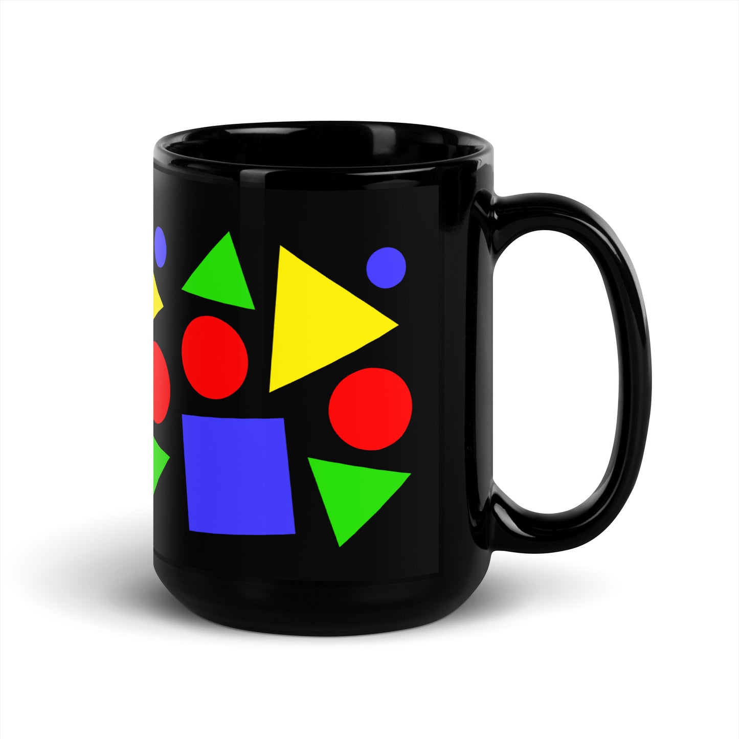 Black Glossy Mug (Abstract Chic collection)