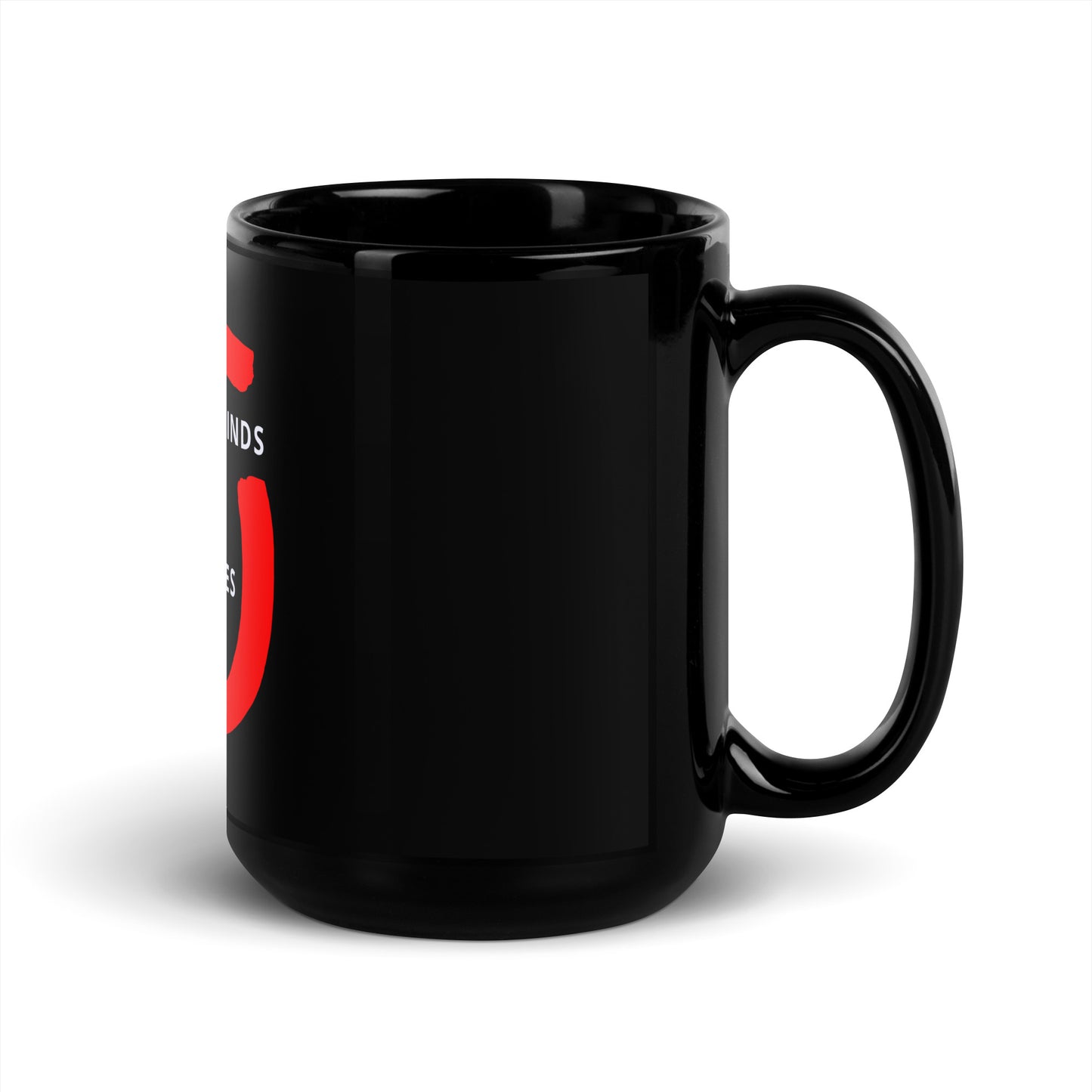 Black Glossy Mug (Reflections / Questions collection)