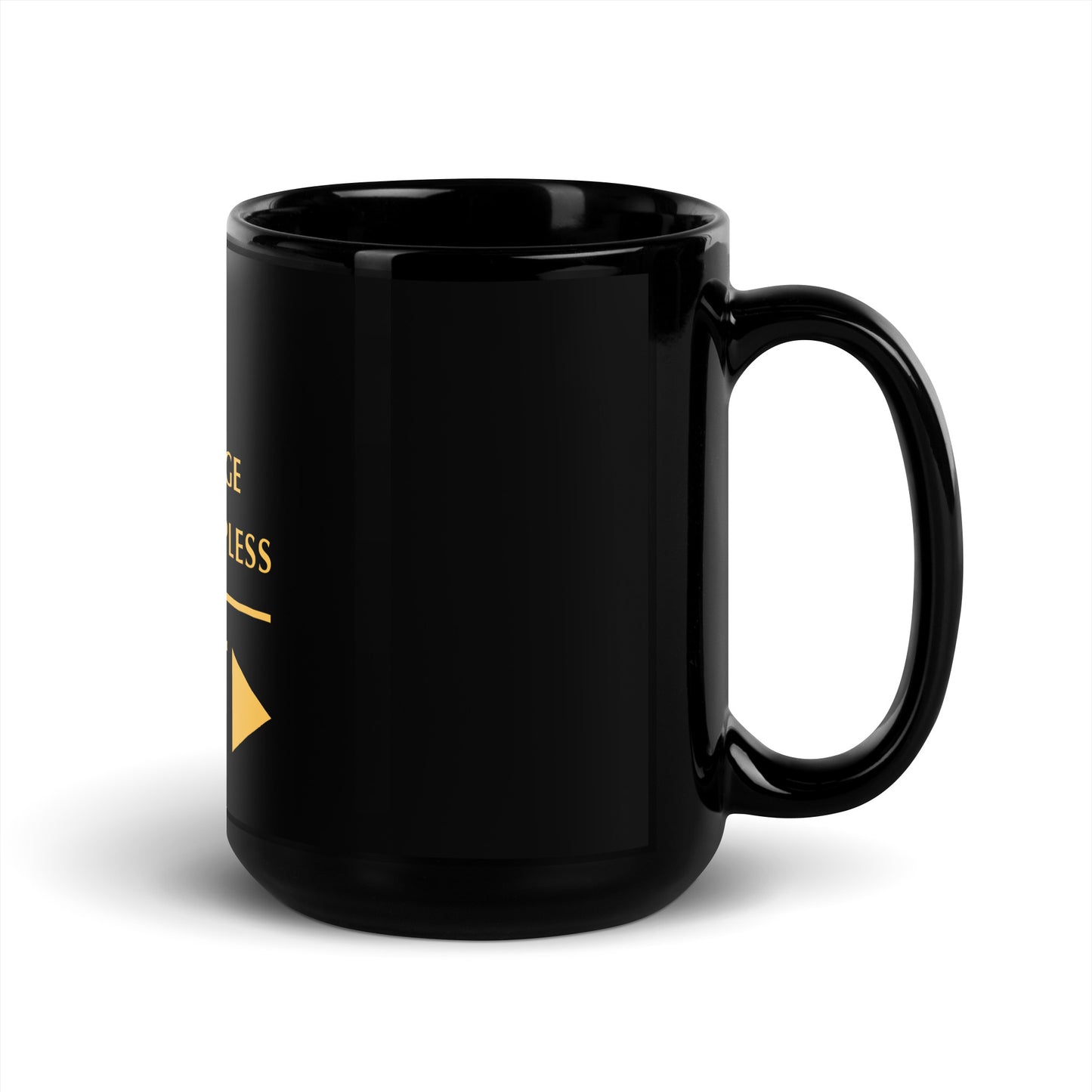 Black Glossy Mug (Reflections / Questions collection)