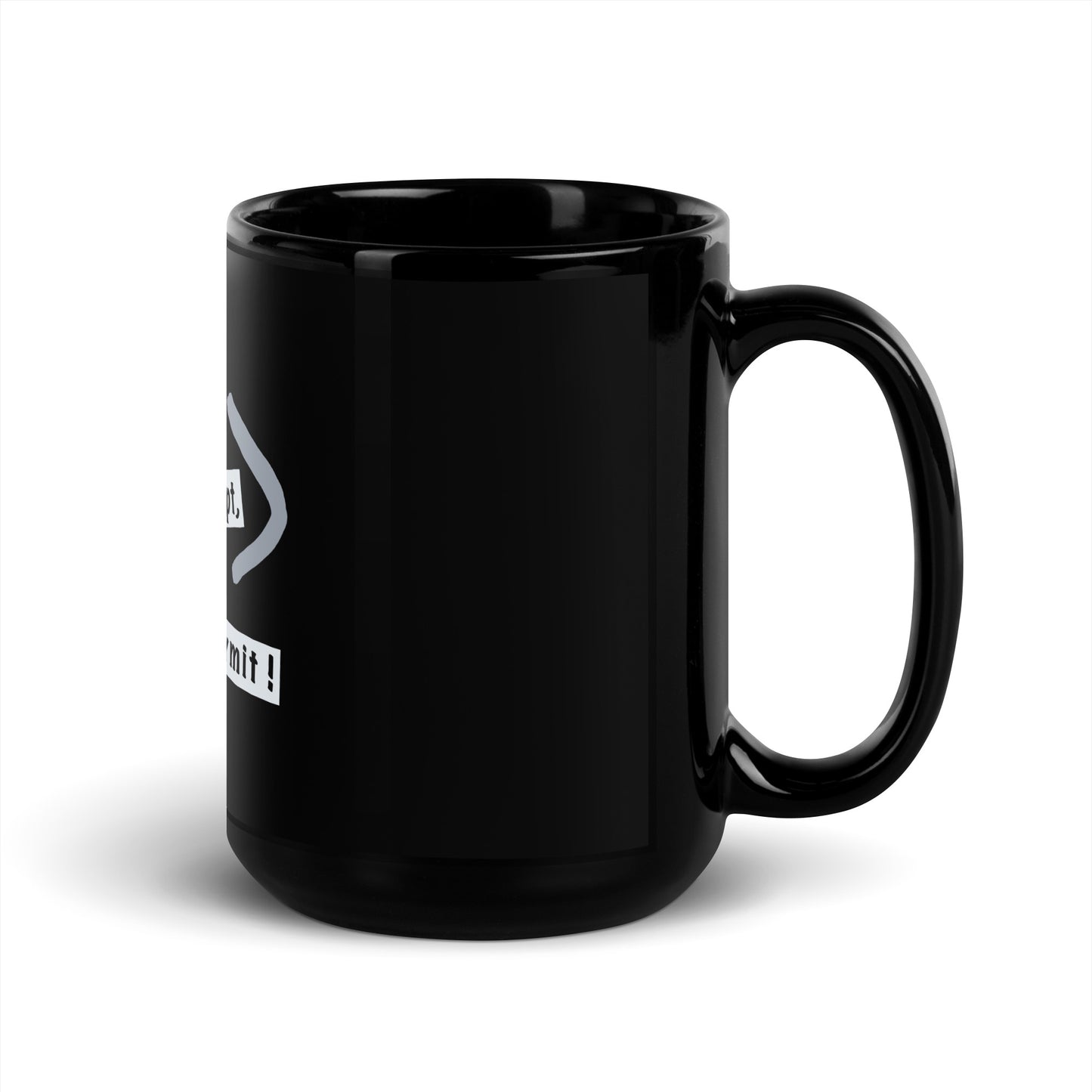 Black Glossy Mug (Reflections / Questions collection)