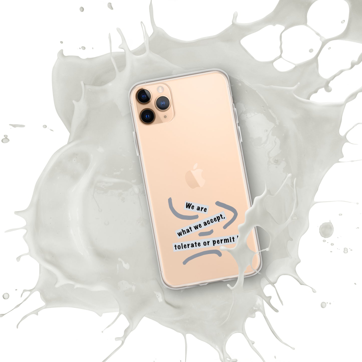 Clear Case for iPhone® (Reflections / Questions collection)