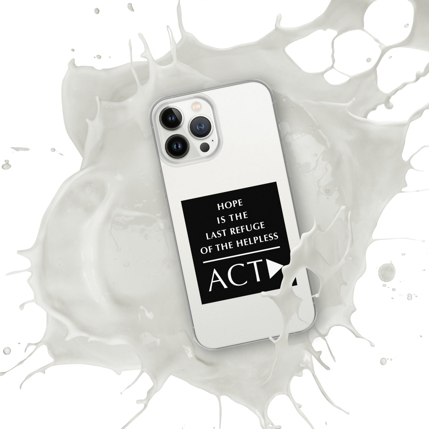 Clear Case for iPhone® (Reflections / Questions collection)