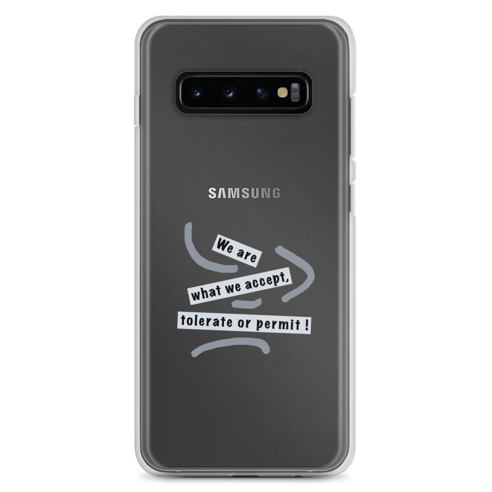 Clear Case for Samsung® (Reflections / Questions collection)