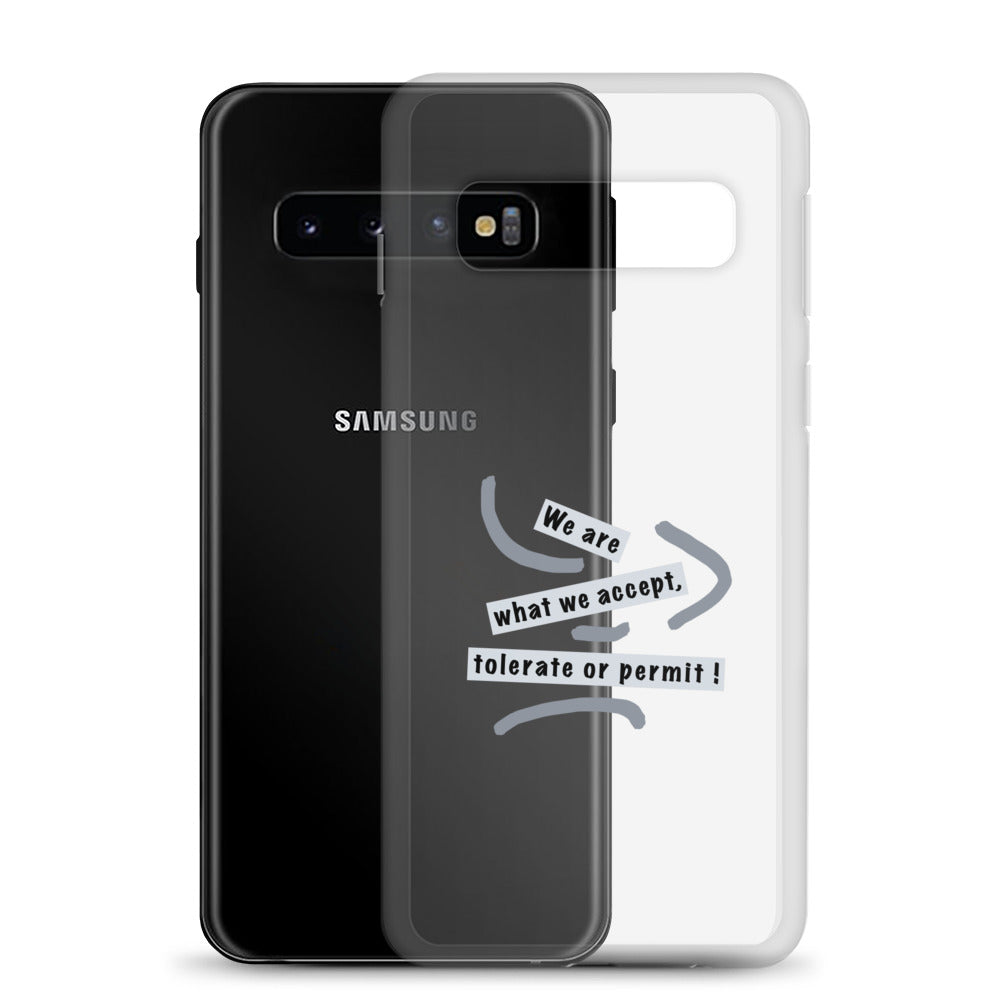 Clear Case for Samsung® (Reflections / Questions collection)