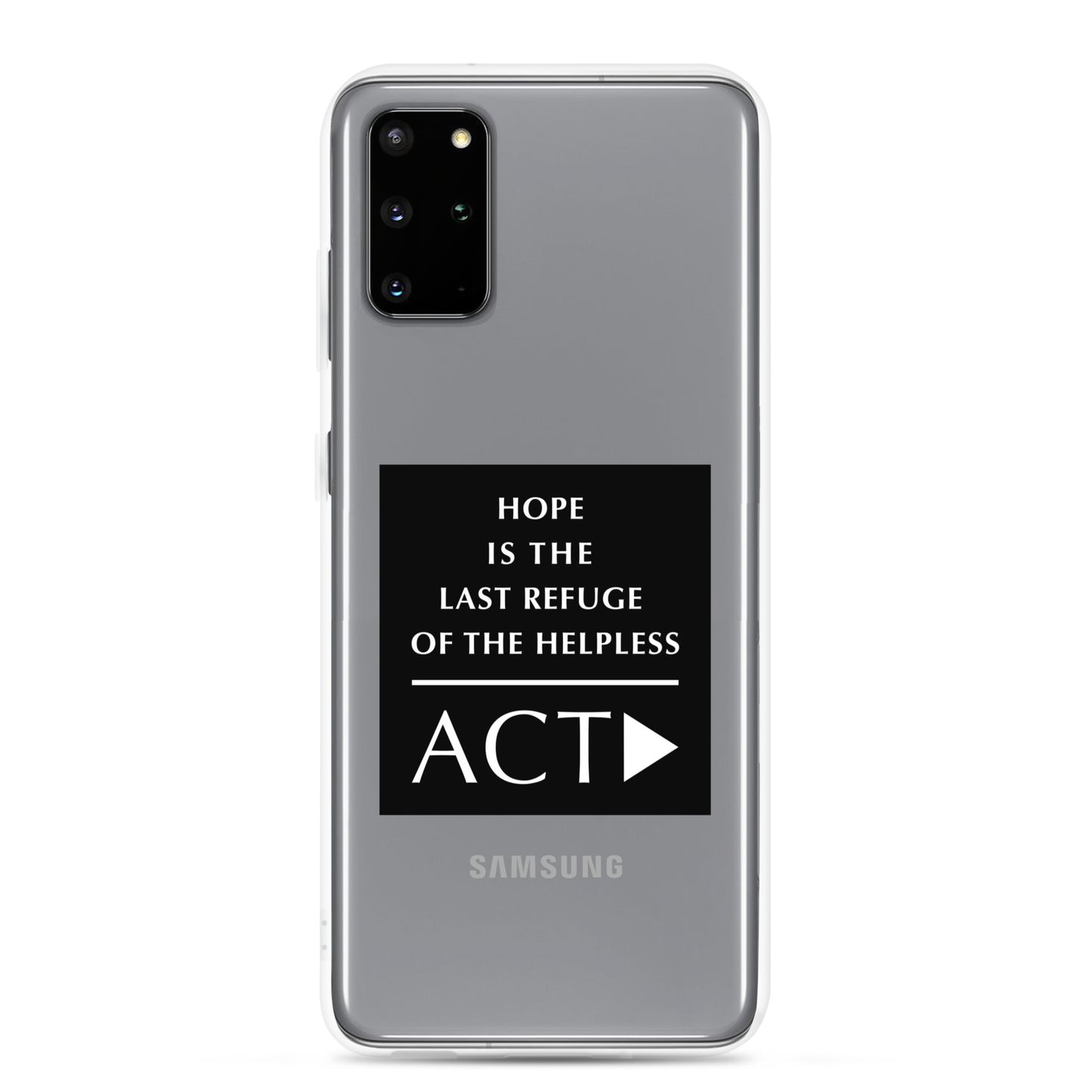 Clear Case for Samsung® (Reflections / Questions collection)