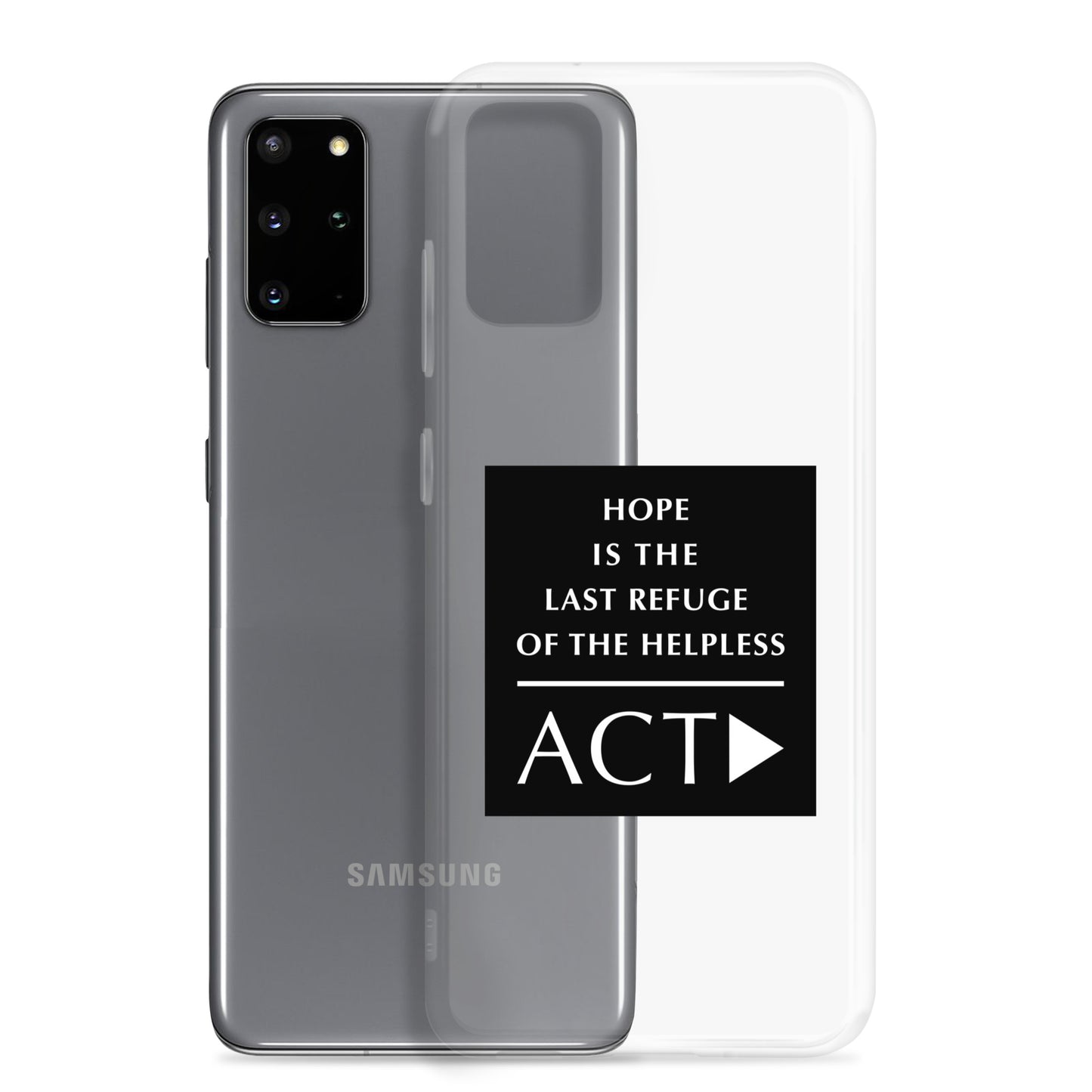 Clear Case for Samsung® (Reflections / Questions collection)