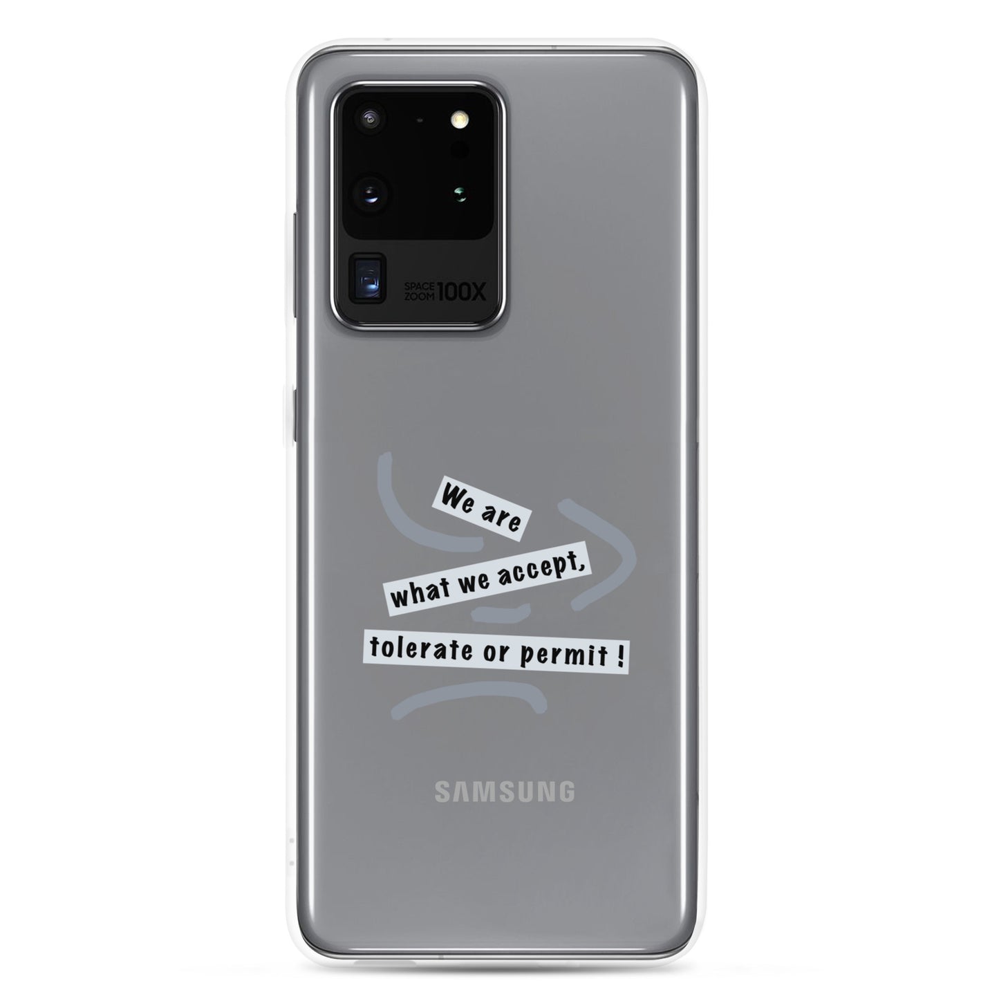 Clear Case for Samsung® (Reflections / Questions collection)