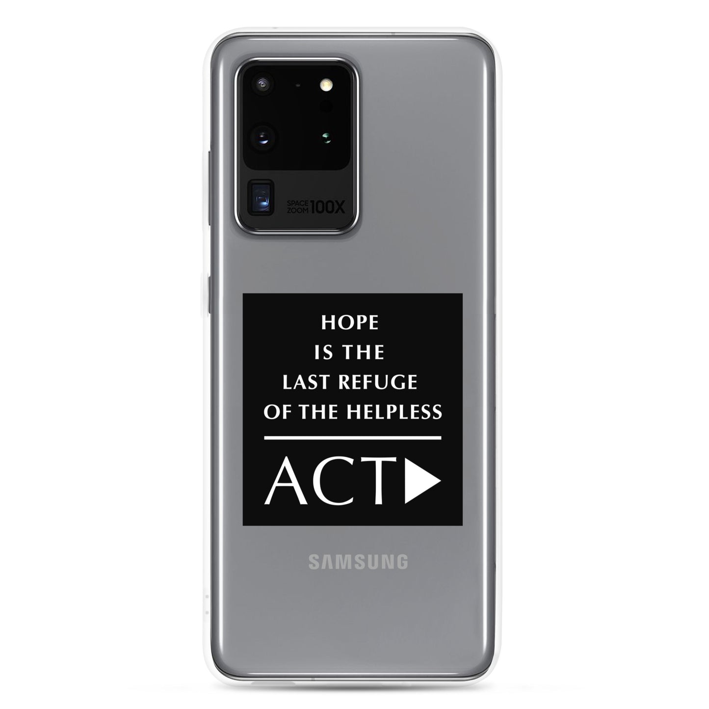 Clear Case for Samsung® (Reflections / Questions collection)