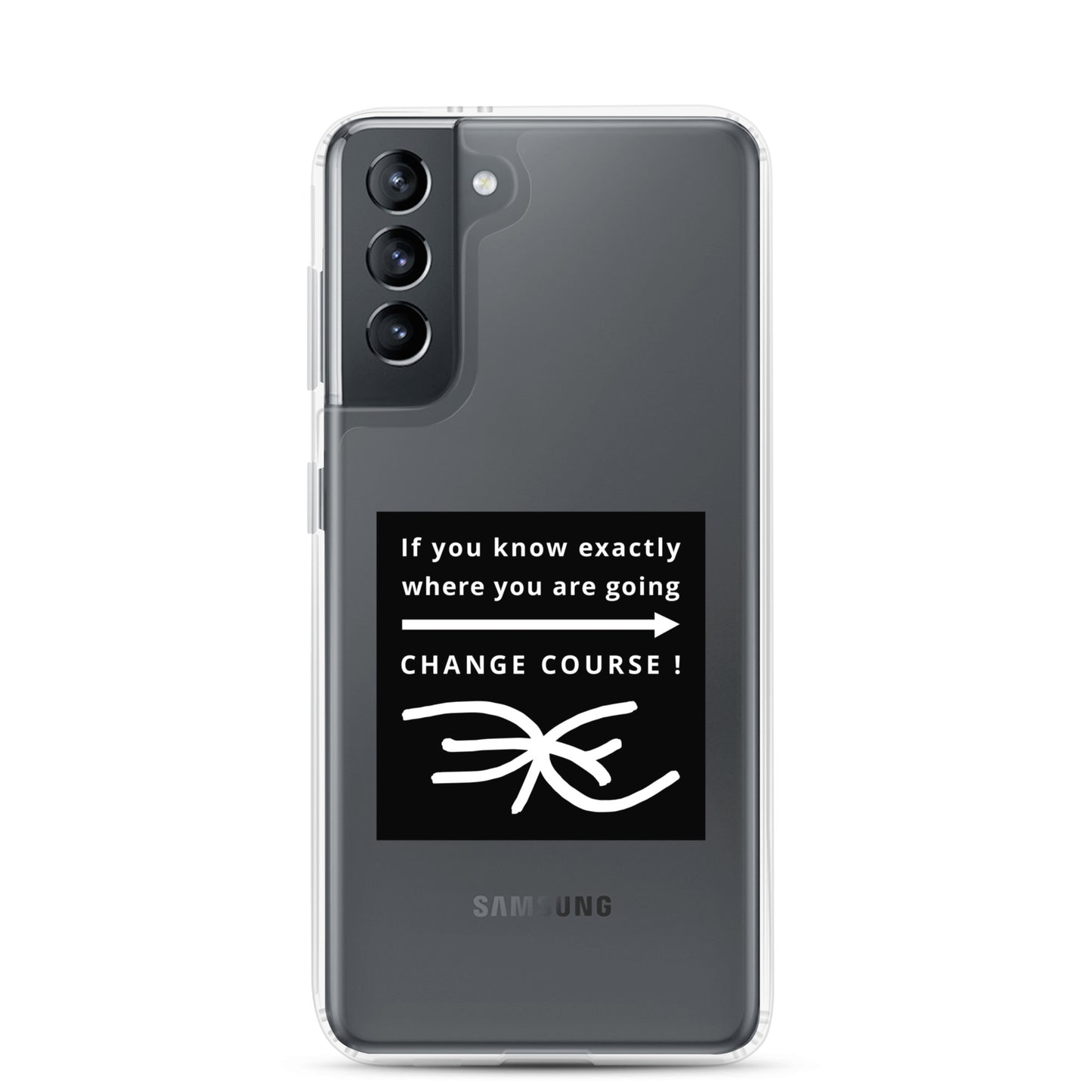 Clear Case for Samsung® (Reflections / Questions collection)