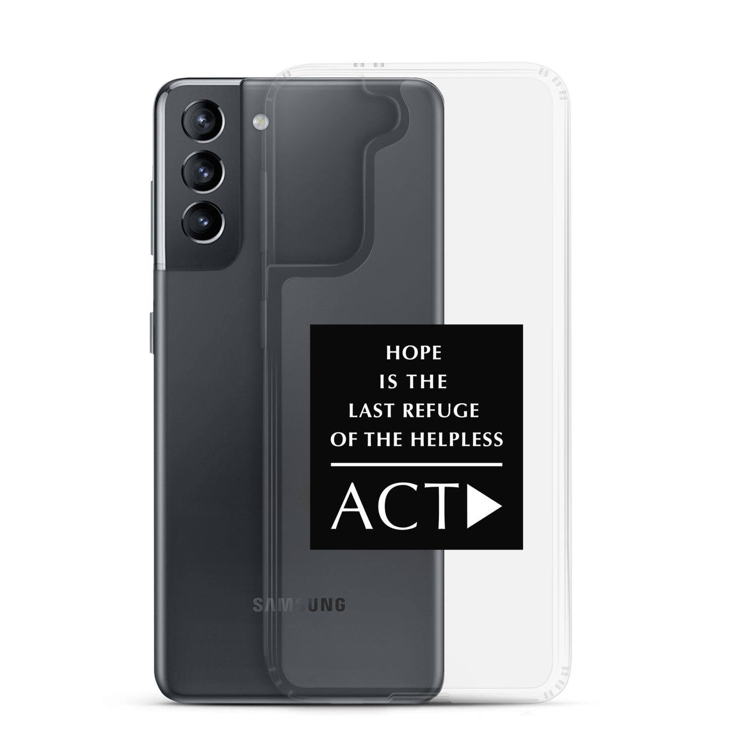 Clear Case for Samsung® (Reflections / Questions collection)