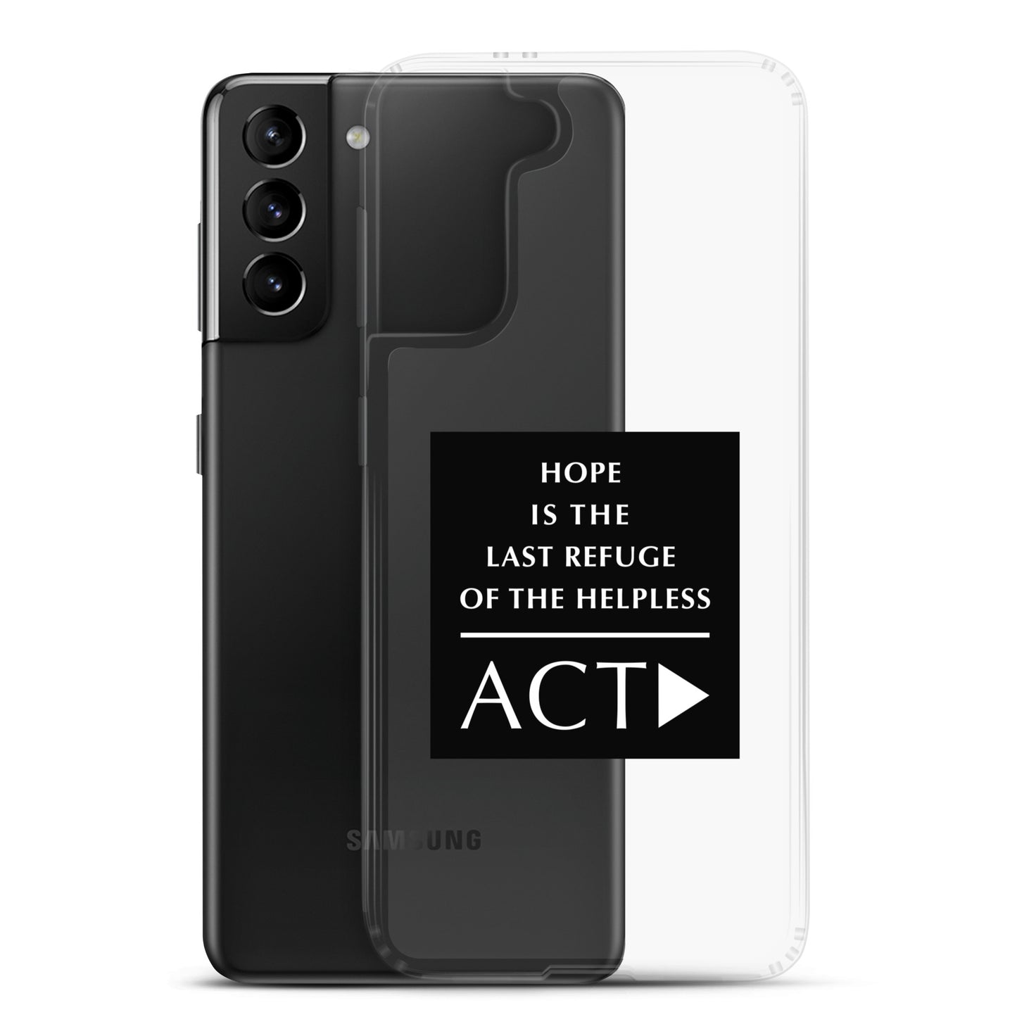 Clear Case for Samsung® (Reflections / Questions collection)