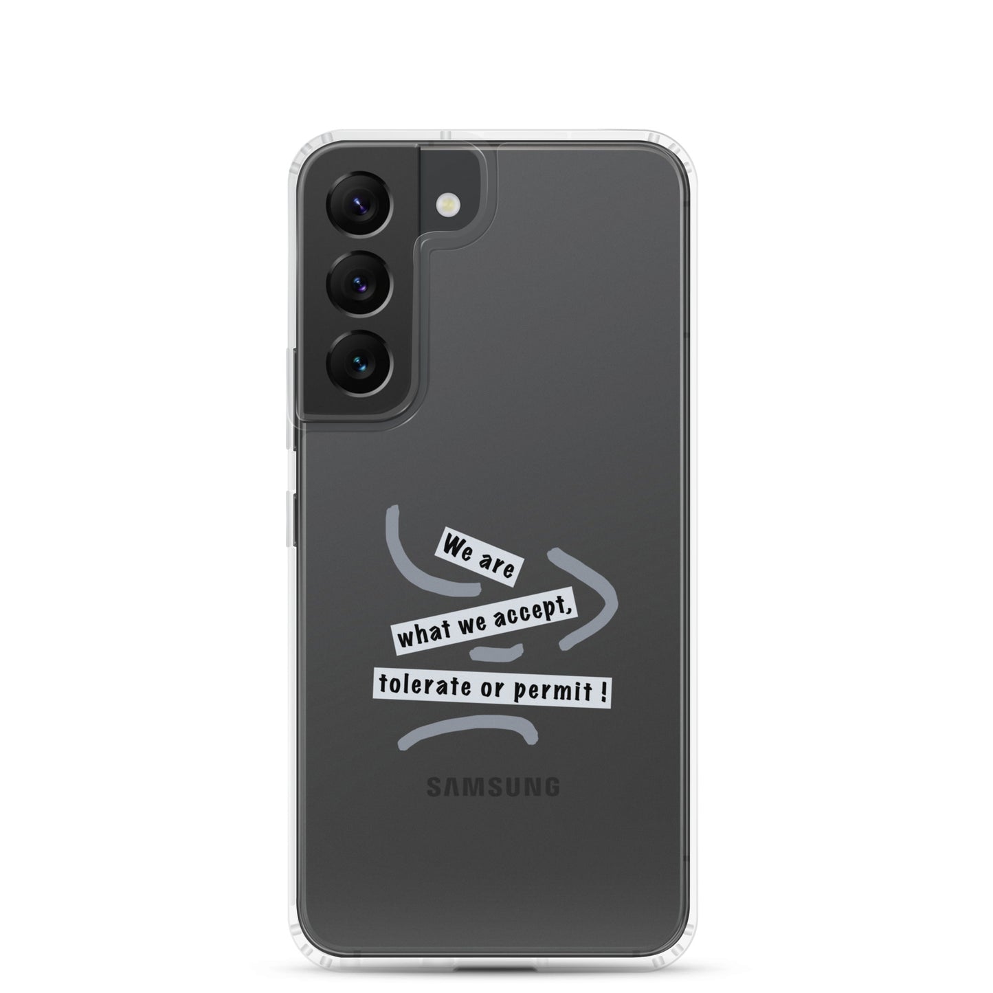 Clear Case for Samsung® (Reflections / Questions collection)