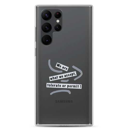 Clear Case for Samsung® (Reflections / Questions collection)