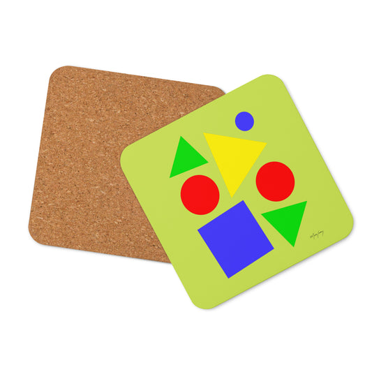 Cork-back coaster (Abstract Chic collection)