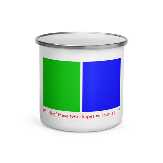 Enamel Mug (Reflections / Questions collection)