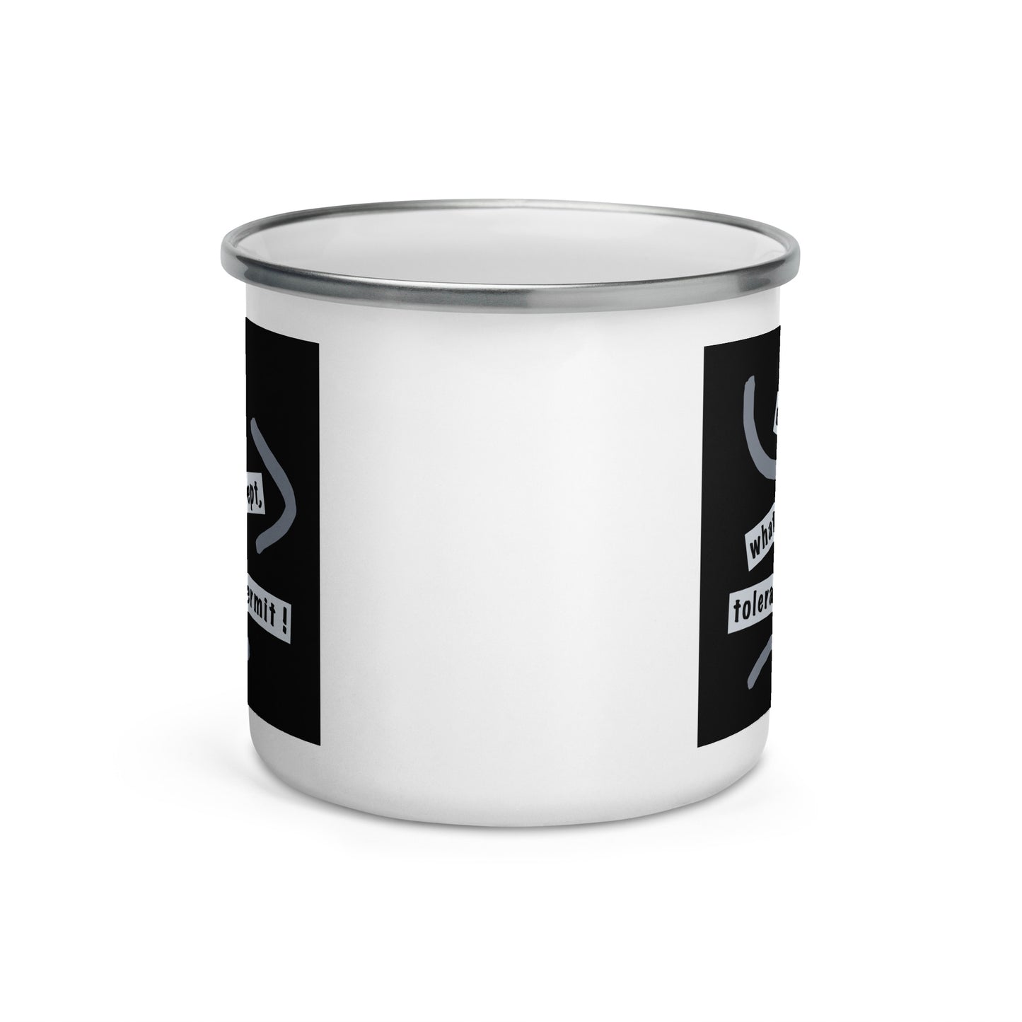 Enamel Mug (Reflections / Questions collection)