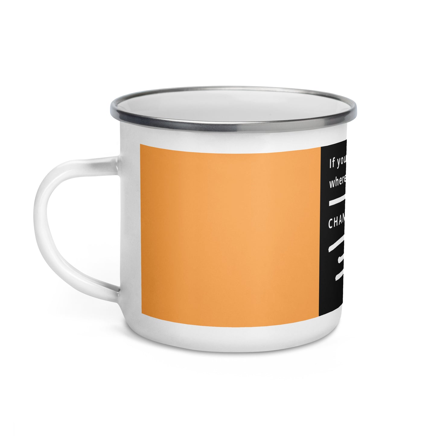 Enamel Mug (Reflections / Questions collection)