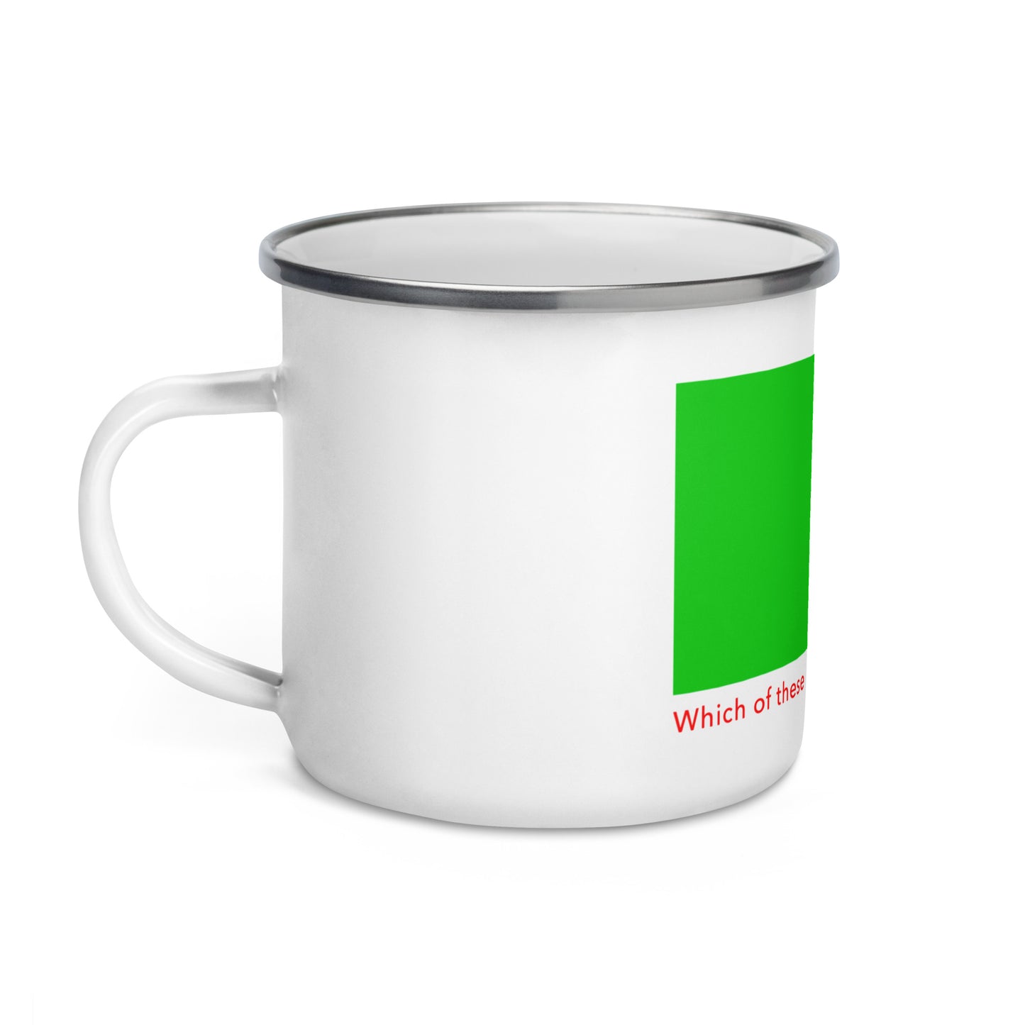 Enamel Mug (Reflections / Questions collection)