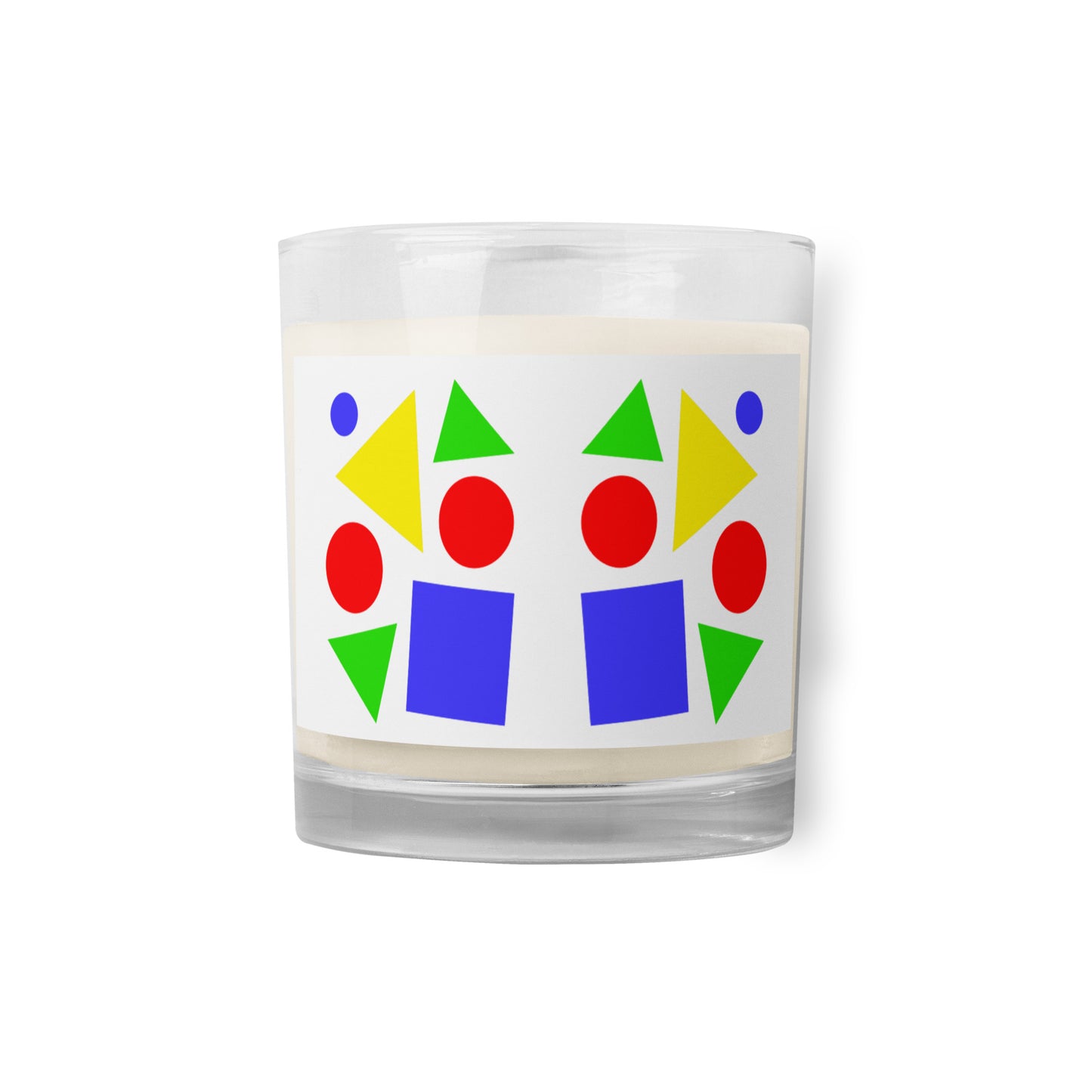 Glass jar soy wax candle (Abstract Chic collection)