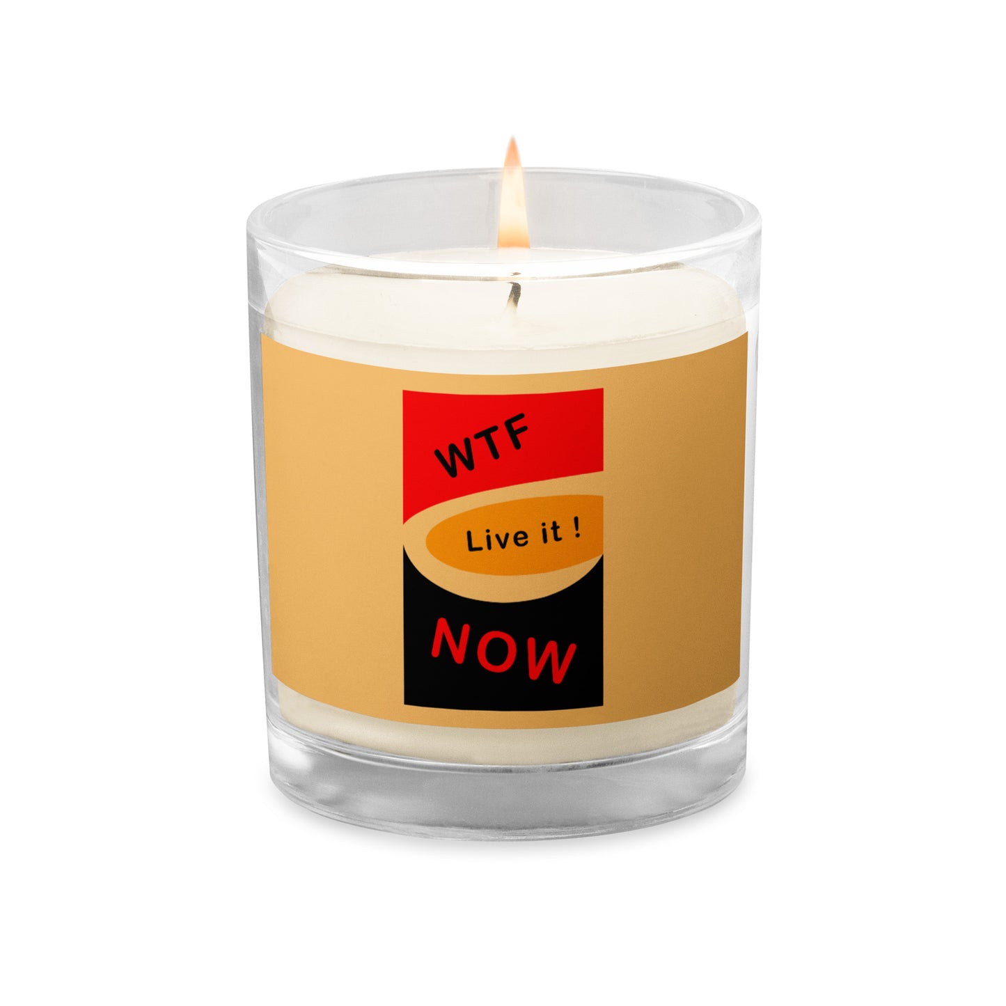 Glass jar soy wax candle (Just For Fun collection)