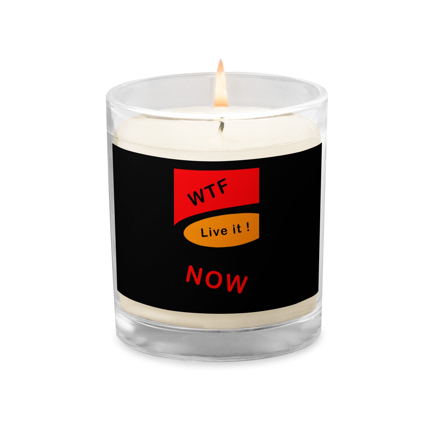 Glass jar soy wax candle (Just For Fun collection)