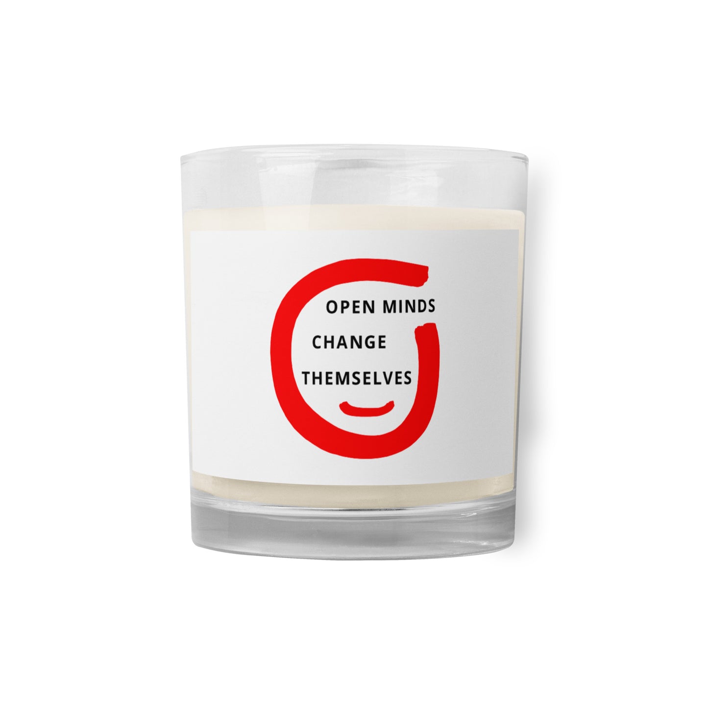 Glass jar soy wax candle (Reflections / Questions collection)