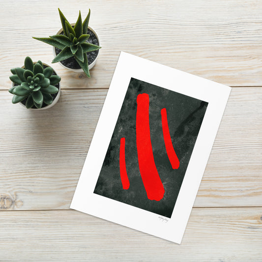 Greeting card (Abstract Chic collection)