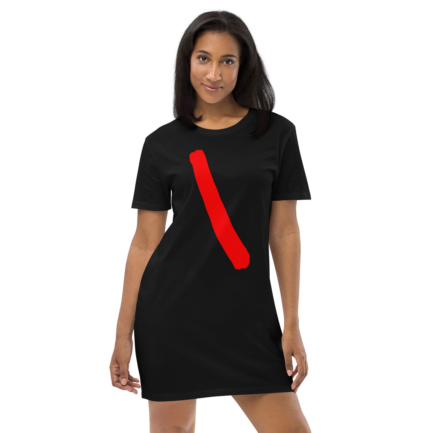 Organic cotton t-shirt dress (Abstract Chic collection)