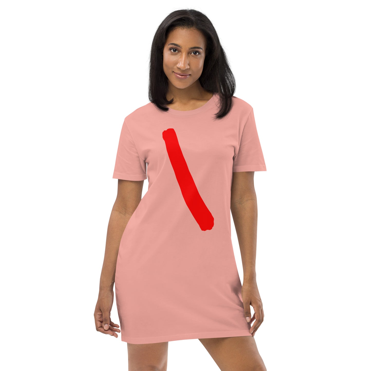 Organic cotton t-shirt dress (Abstract Chic collection)