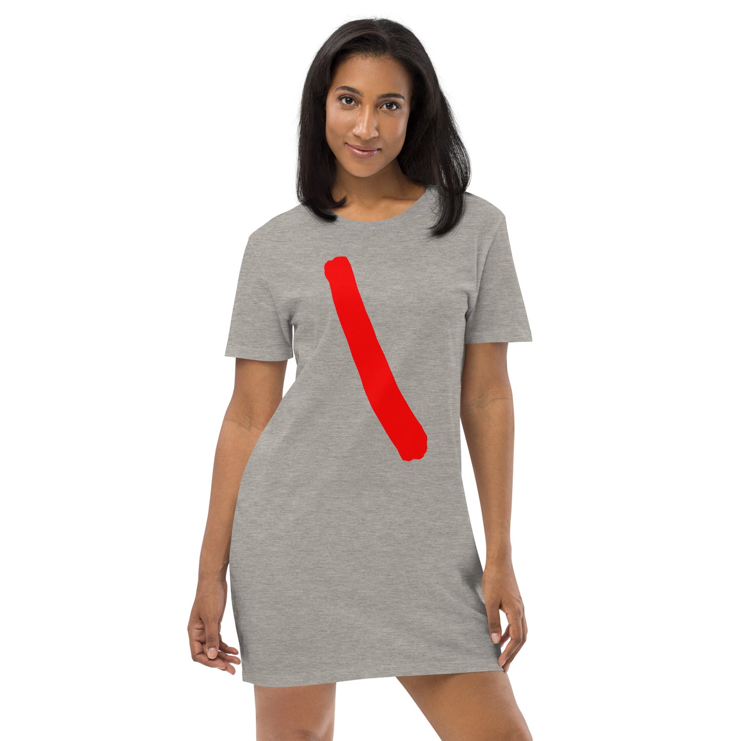 Organic cotton t-shirt dress (Abstract Chic collection)