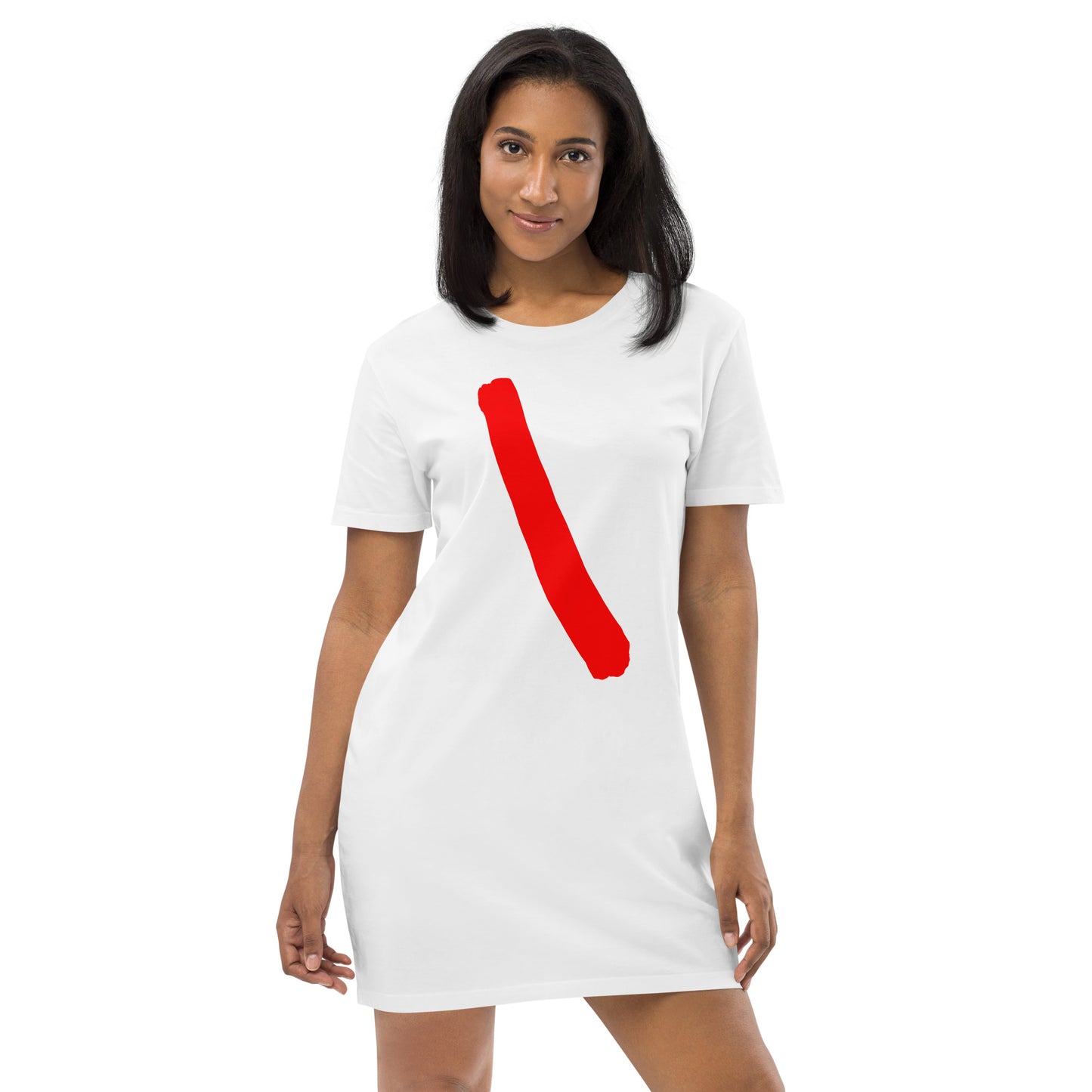 Organic cotton t-shirt dress (Abstract Chic collection)