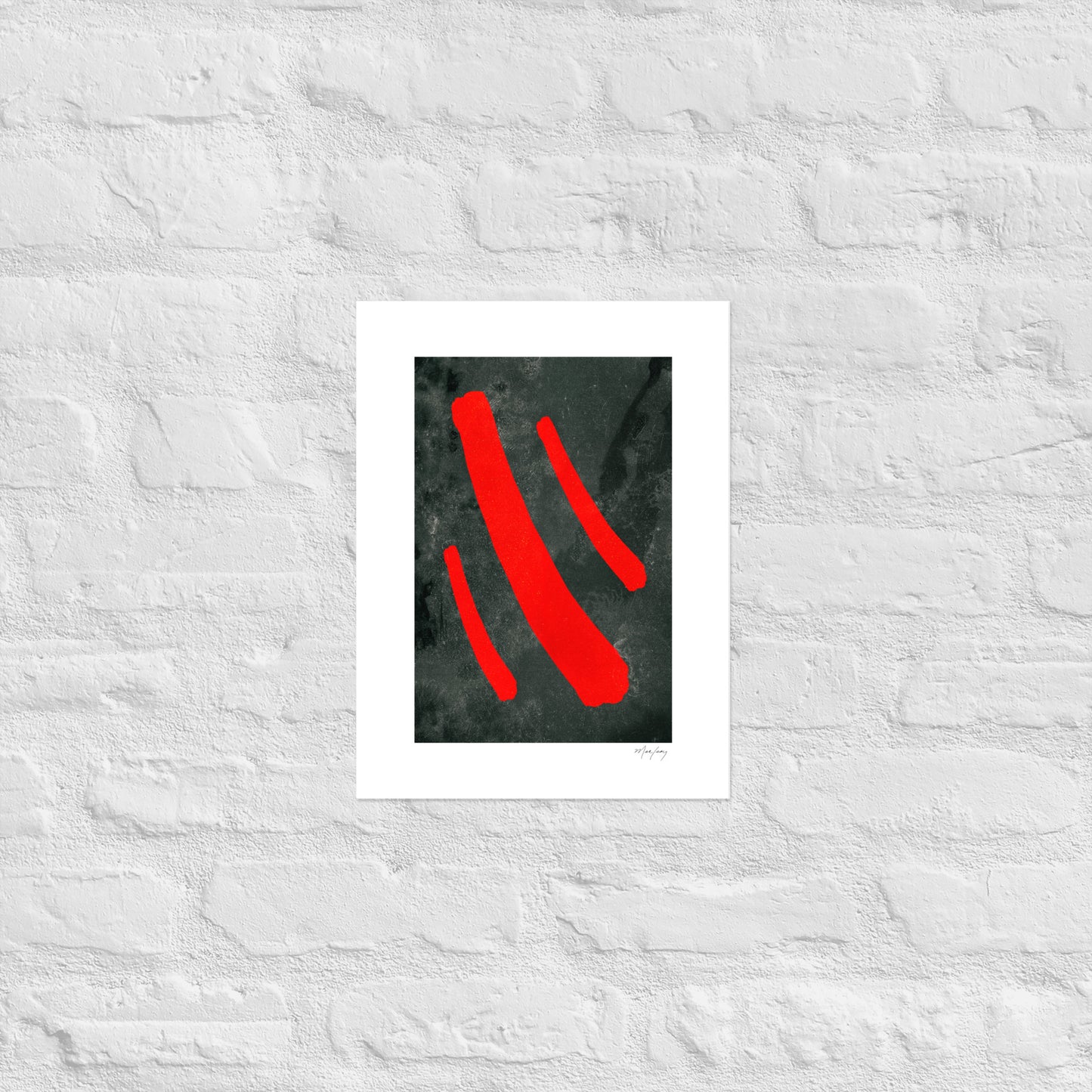 Photo paper poster: S(l)ash (Abstract Chic collection)