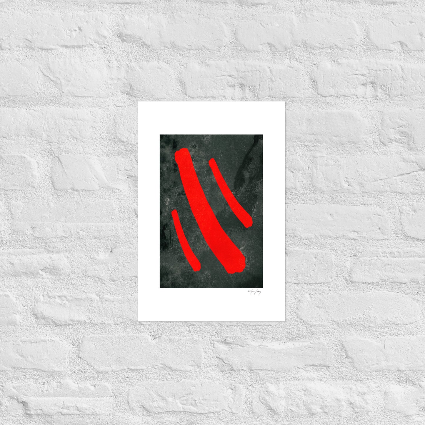 Photo paper poster: S(l)ash (Abstract Chic collection)