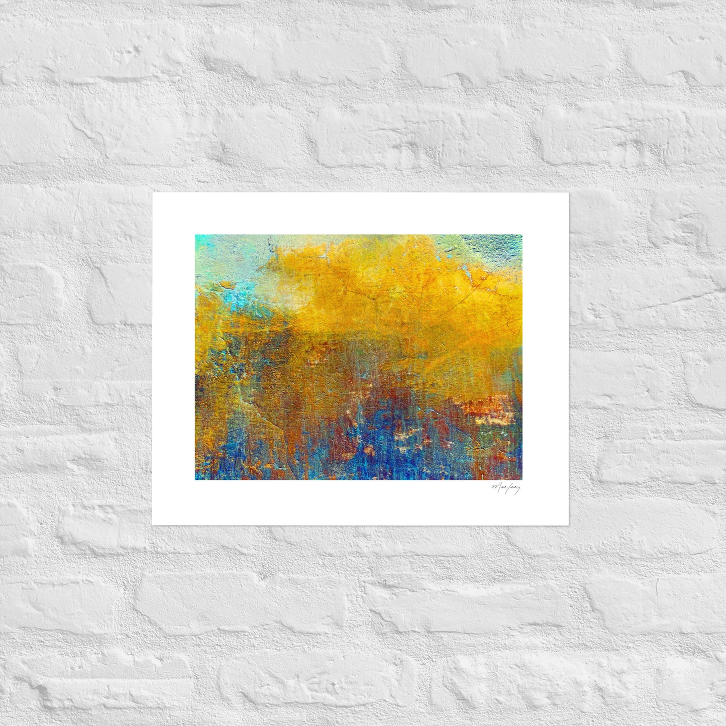 Photo paper poster: Chaos Comfort (Abstract Chic collection)