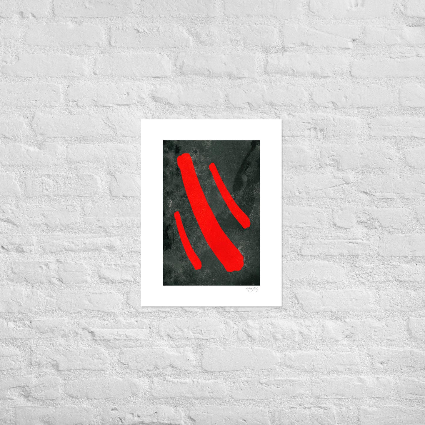 Photo paper poster: S(l)ash (Abstract Chic collection)