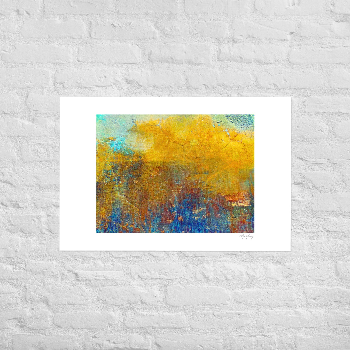 Photo paper poster: Chaos Comfort (Abstract Chic collection)