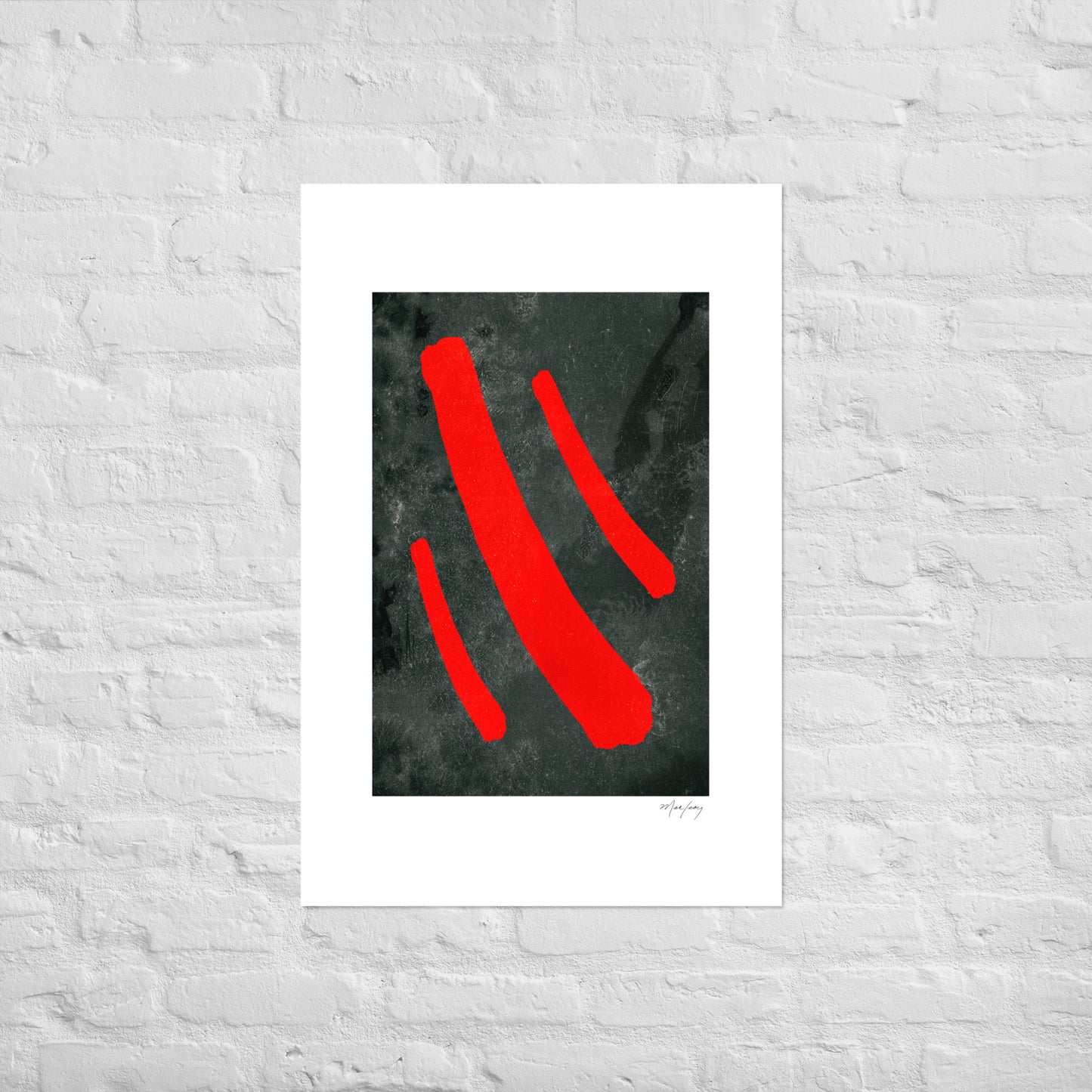 Photo paper poster: S(l)ash (Abstract Chic collection)