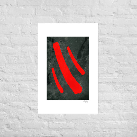 Photo paper poster: S(l)ash (Abstract Chic collection)