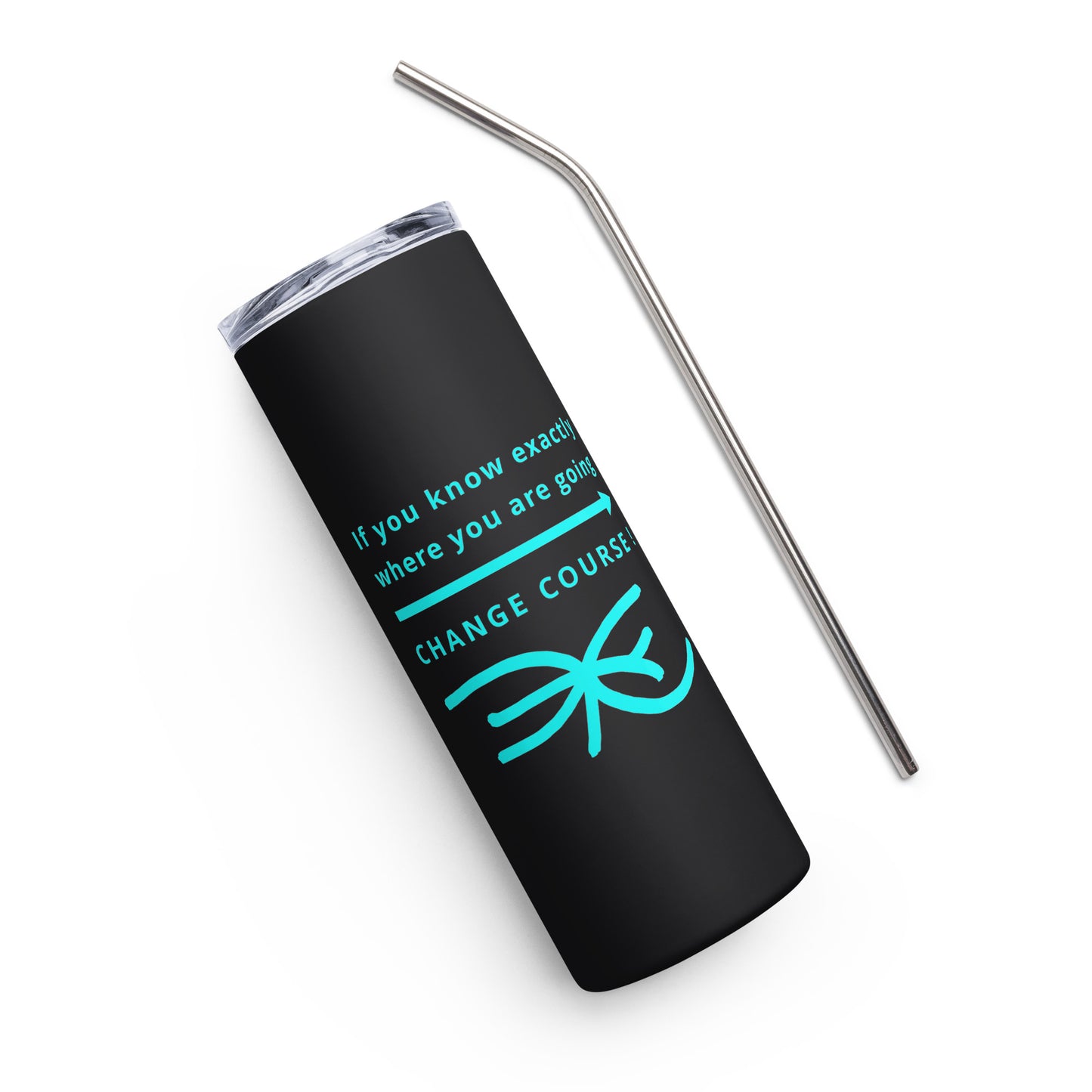 Stainless steel tumbler (Reflections / Questions collection)