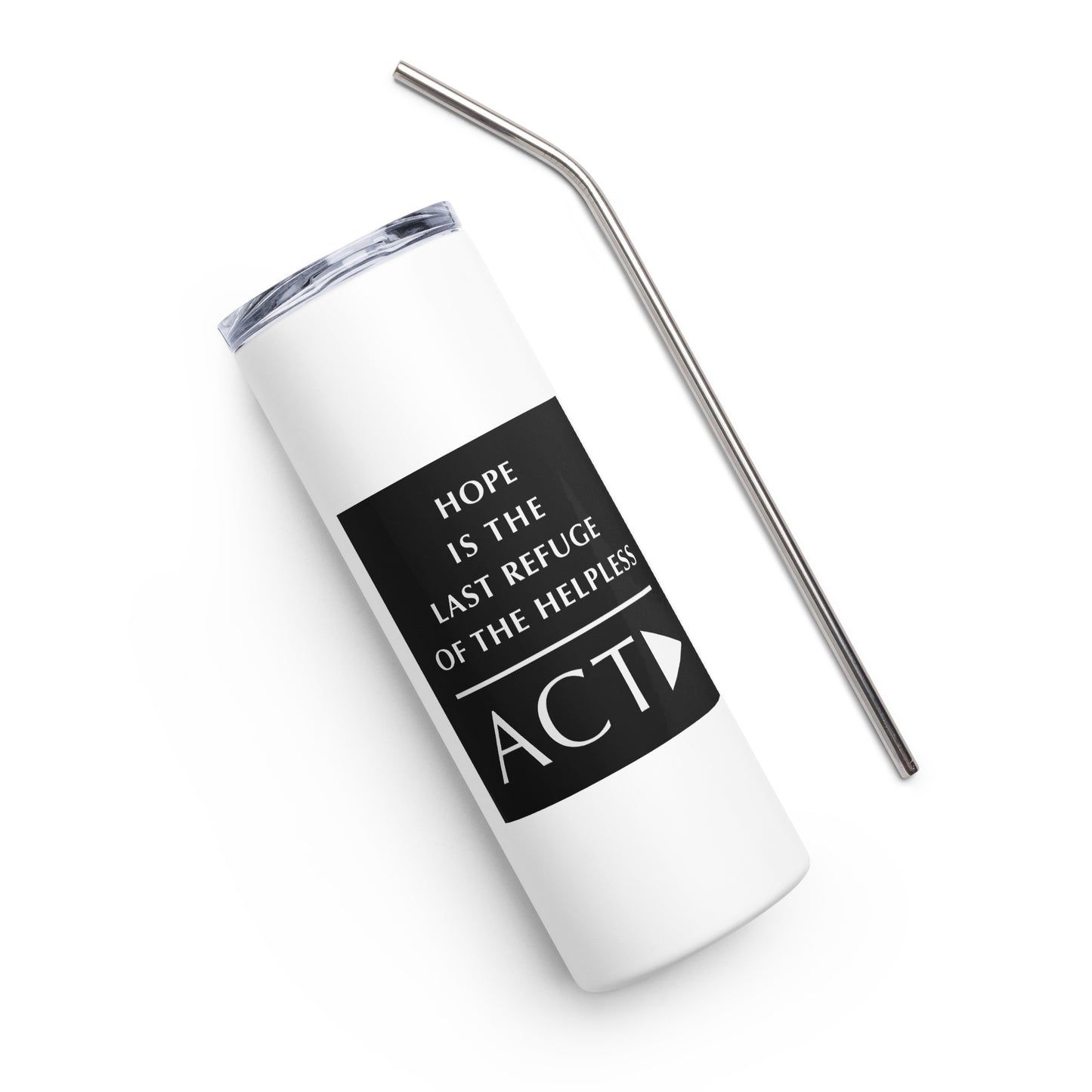 Stainless steel tumbler (Reflections / Questions collection)