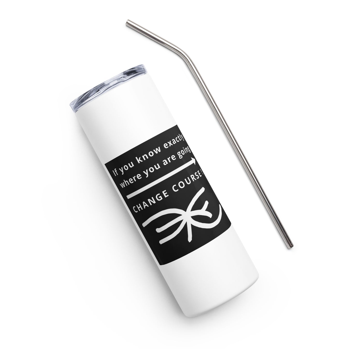 Stainless steel tumbler (Reflections / Questions collection)