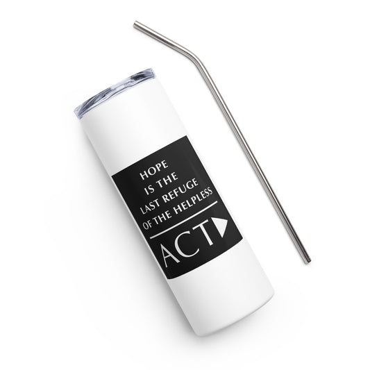 Stainless steel tumbler (Reflections / Questions collection)