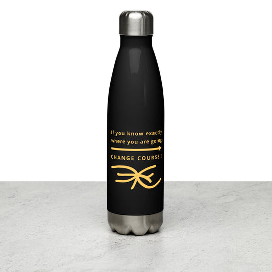 Stainless Steel Water Bottle (Reflections / Questions collection)