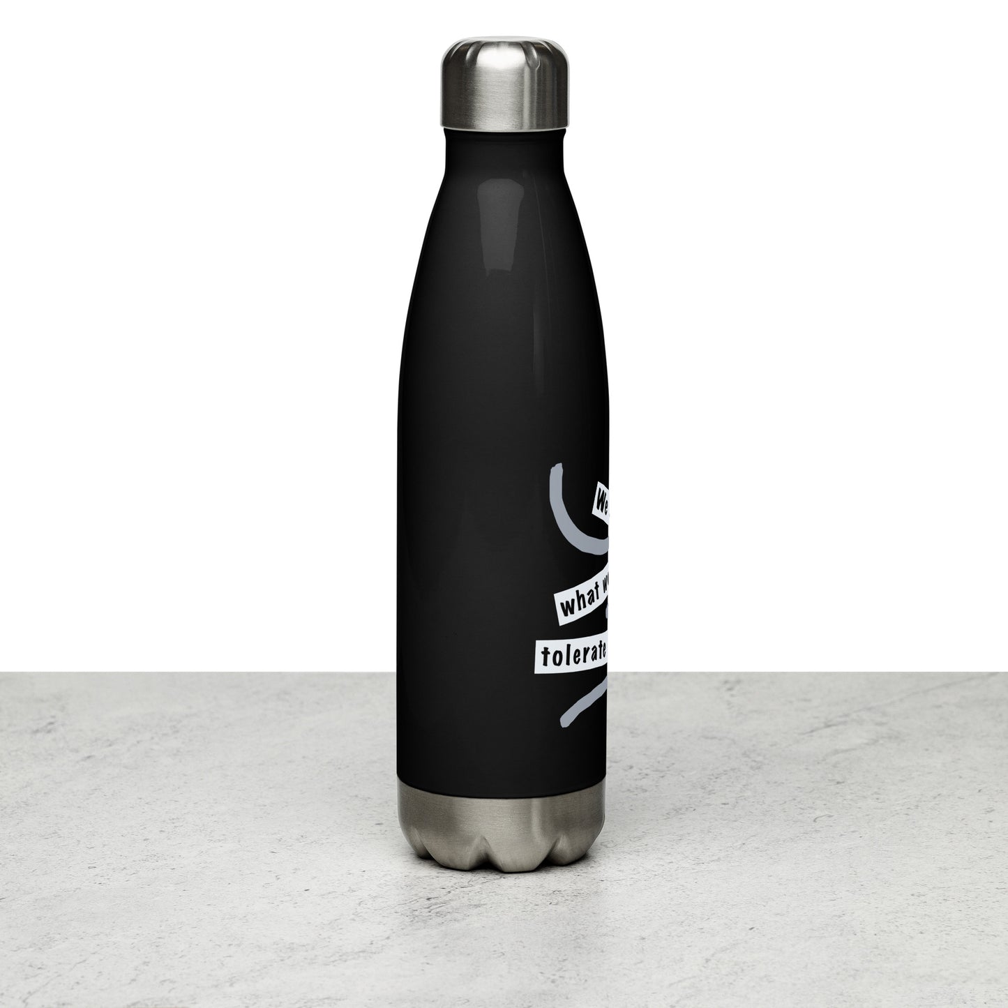 Stainless Steel Water Bottle (Reflections / Questions collection)