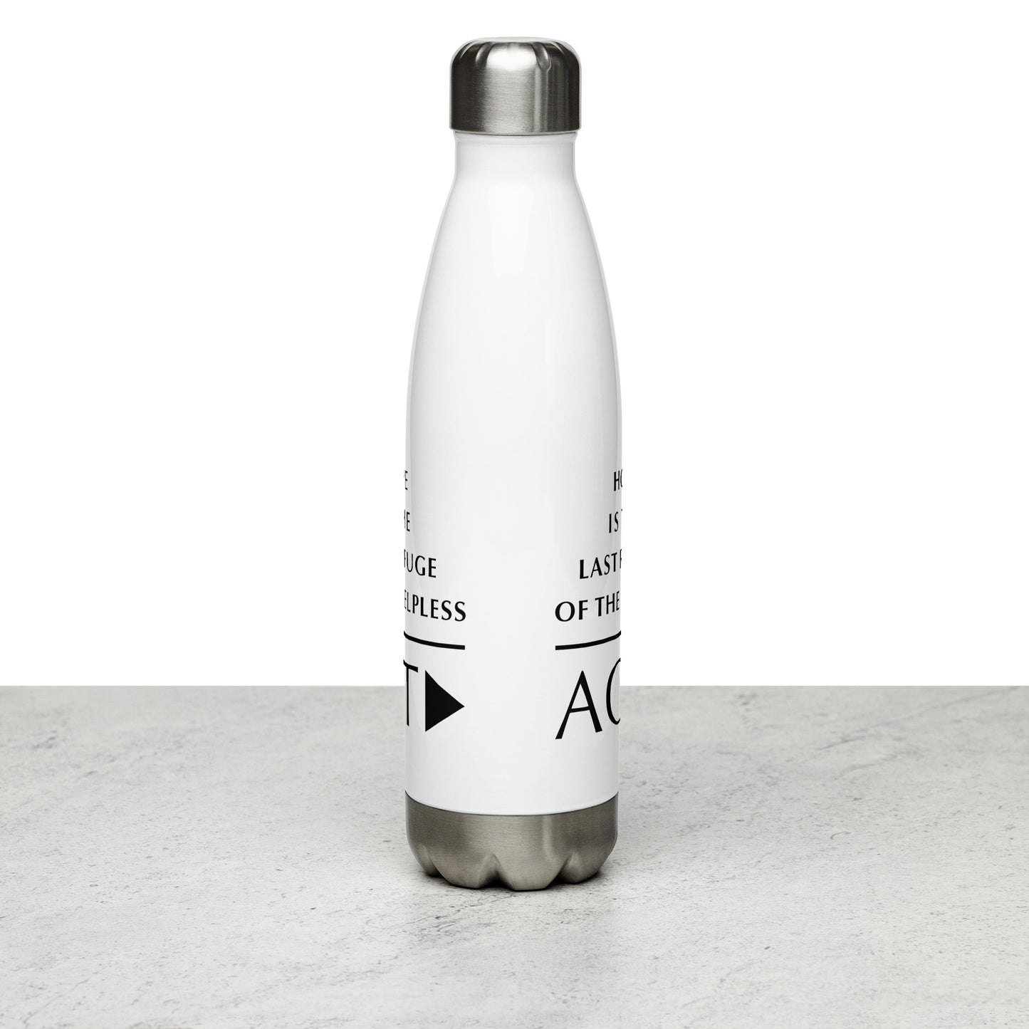 Stainless Steel Water Bottle (Reflections / Questions collection)